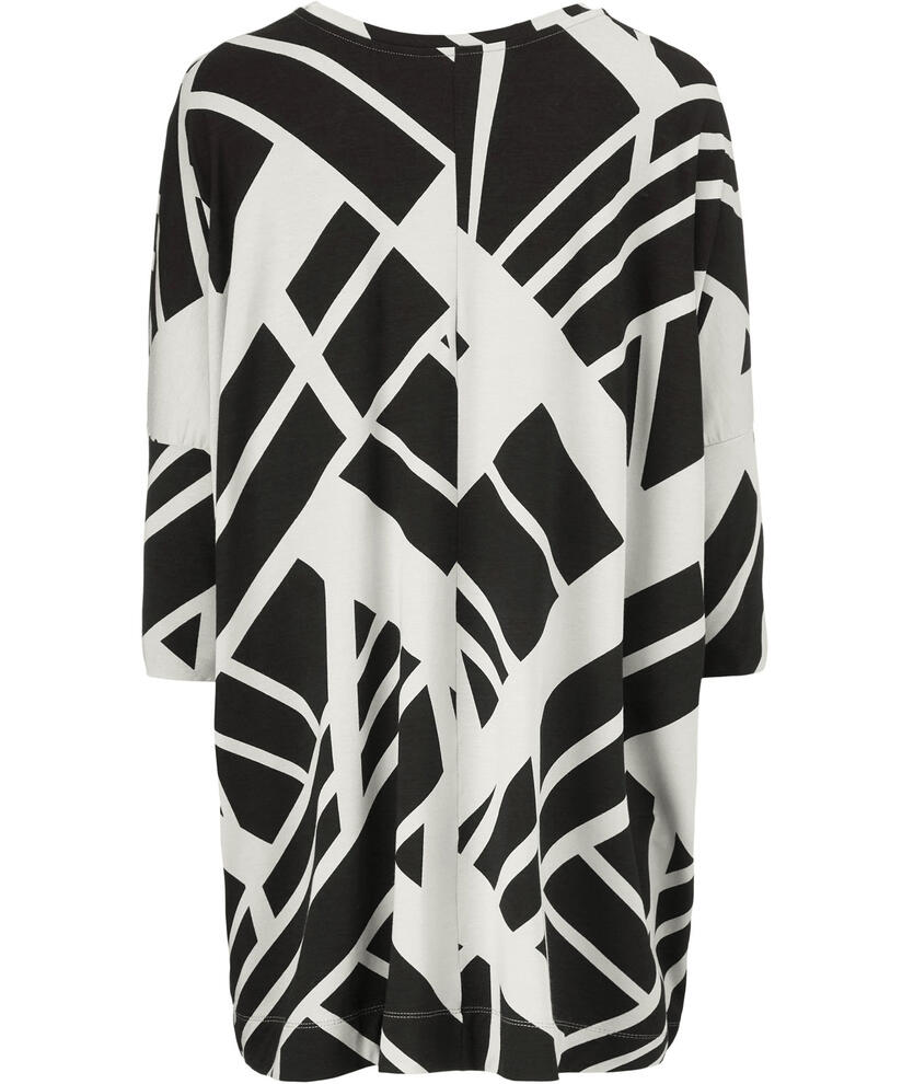 GABINI JERSEY TUNIC, Black