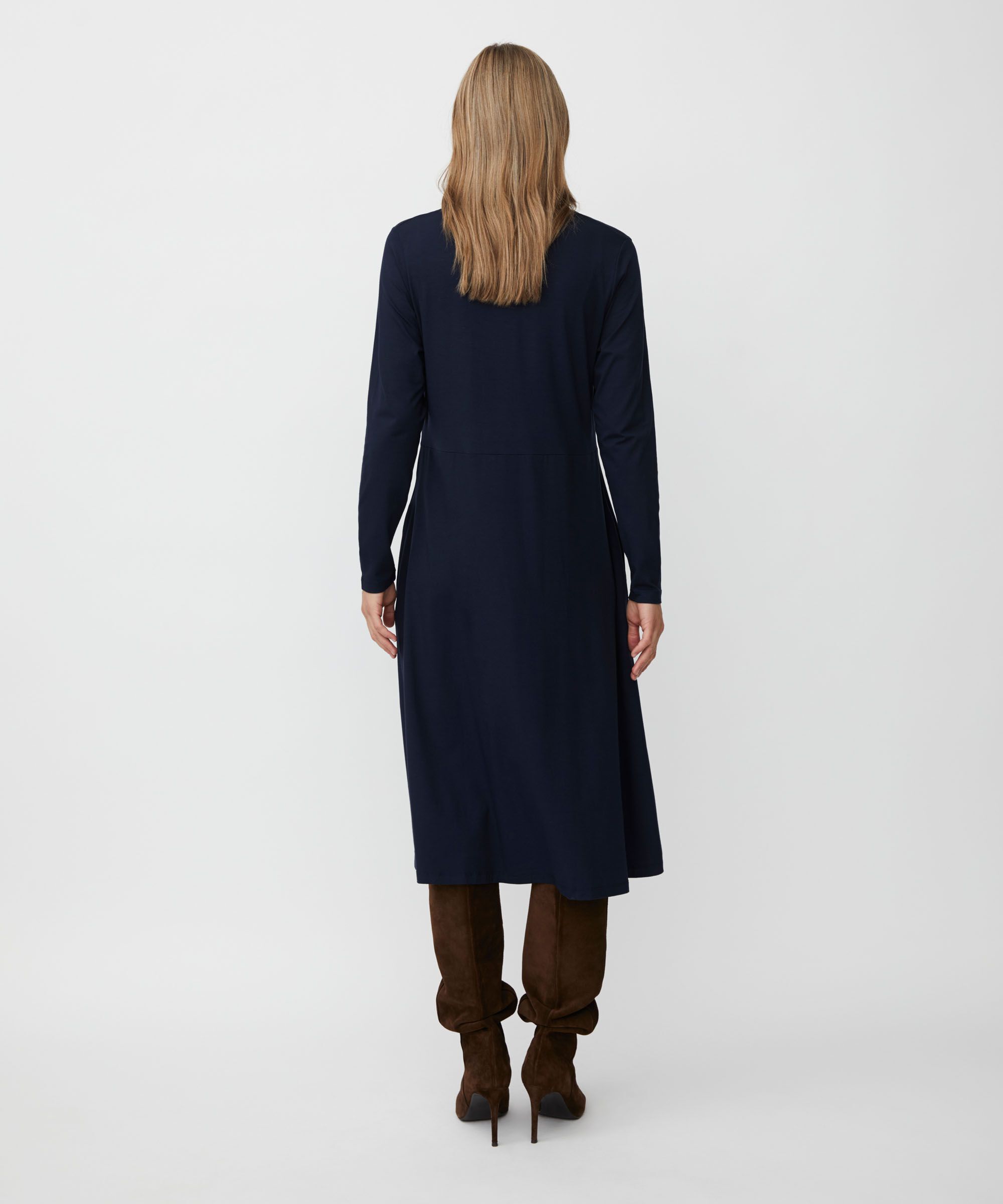 Natsuko JERSEY Dress, Navy