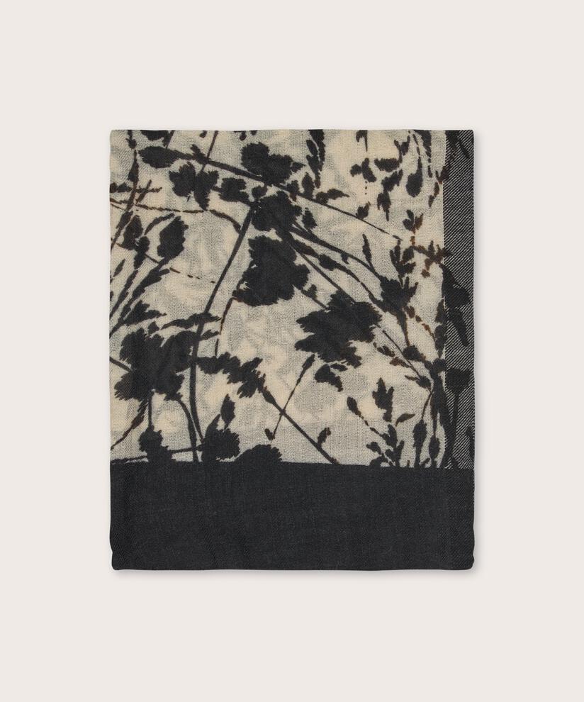 Azumari Wool Scarf, Black