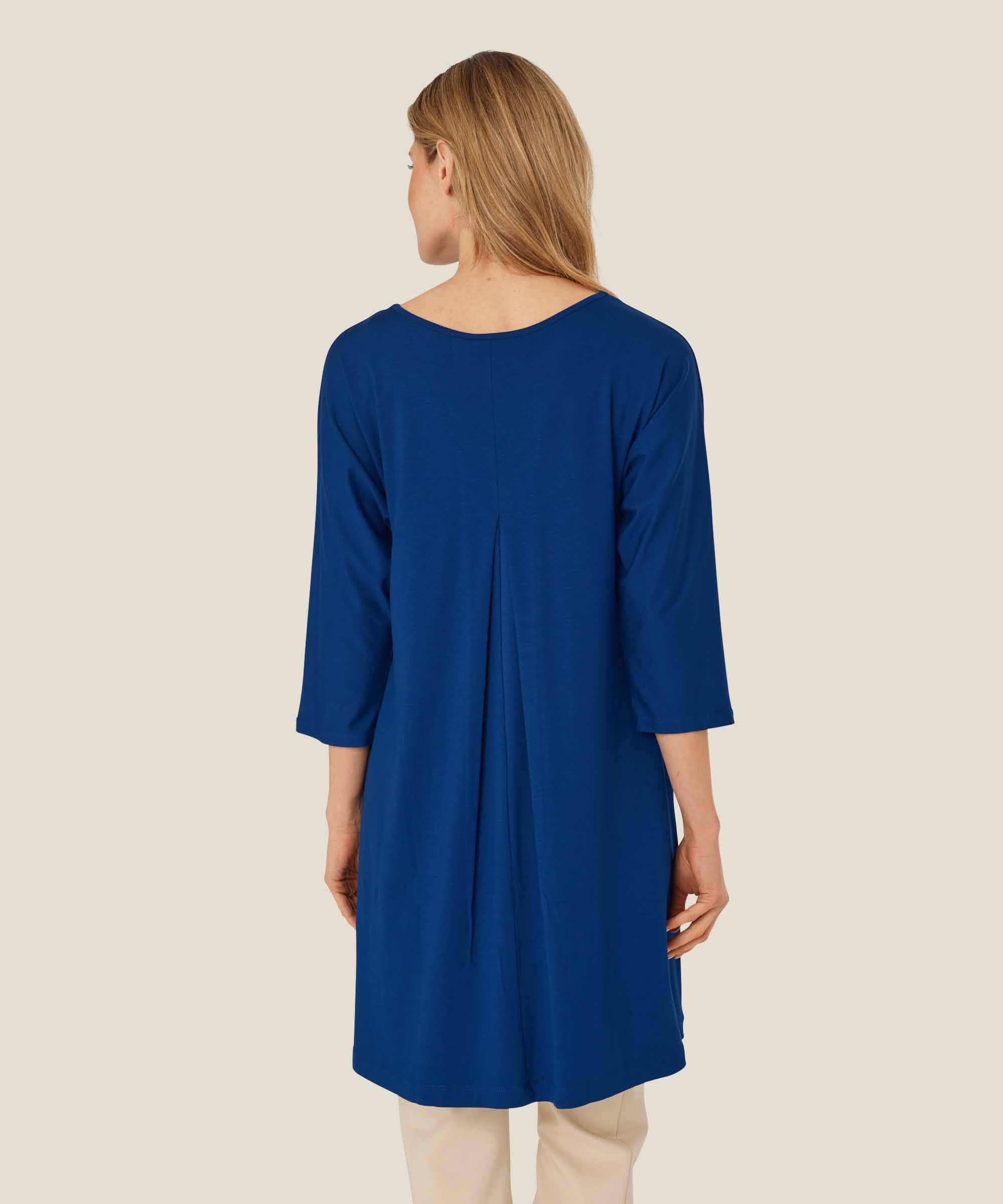 Gertine JERSEY Tunic, Navy Peony