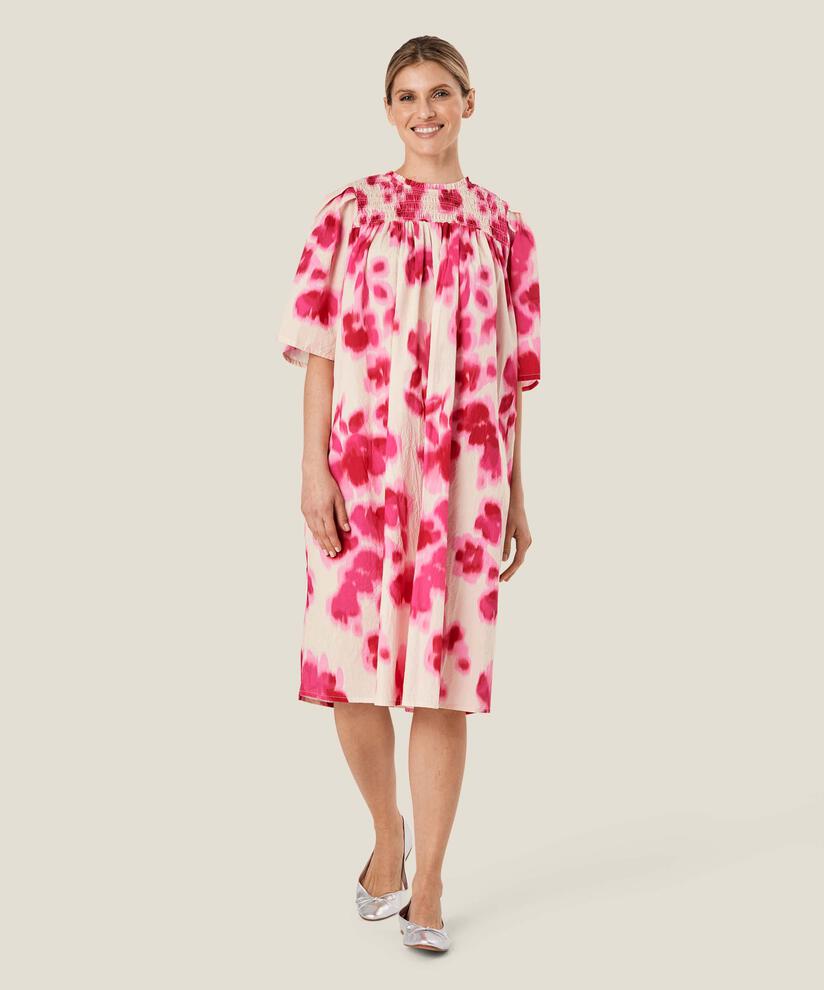 Nirassa Dress, Pink Flambé