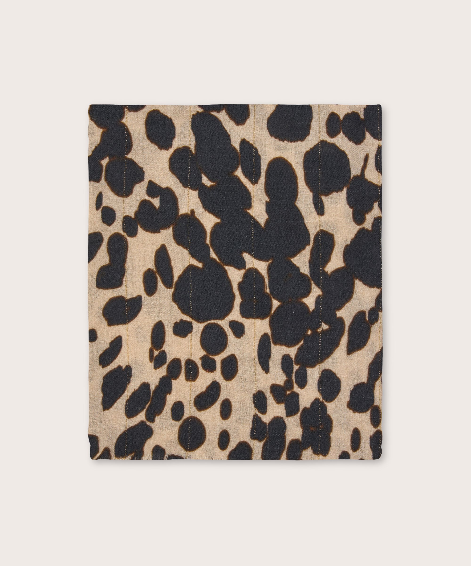 Aeloria Wool Scarf, Oxford Tan