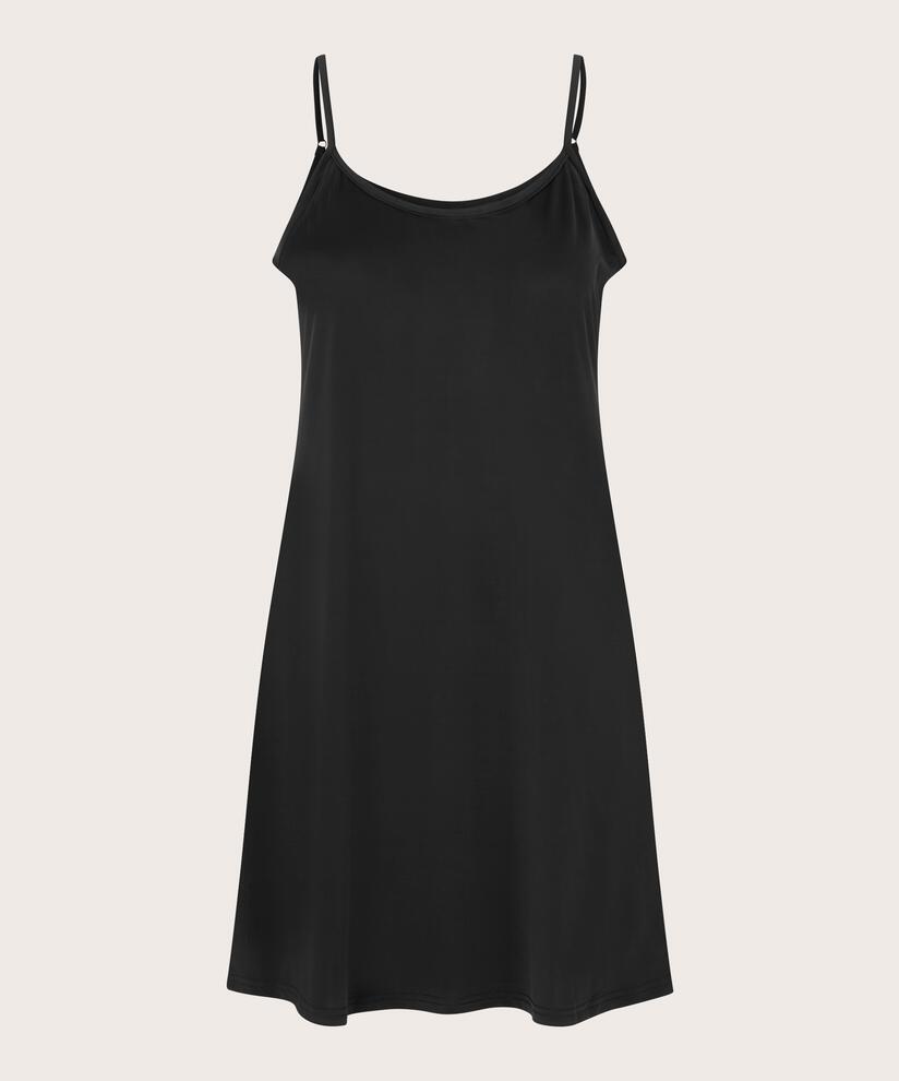 Helle Jersey Slip Dress, Black