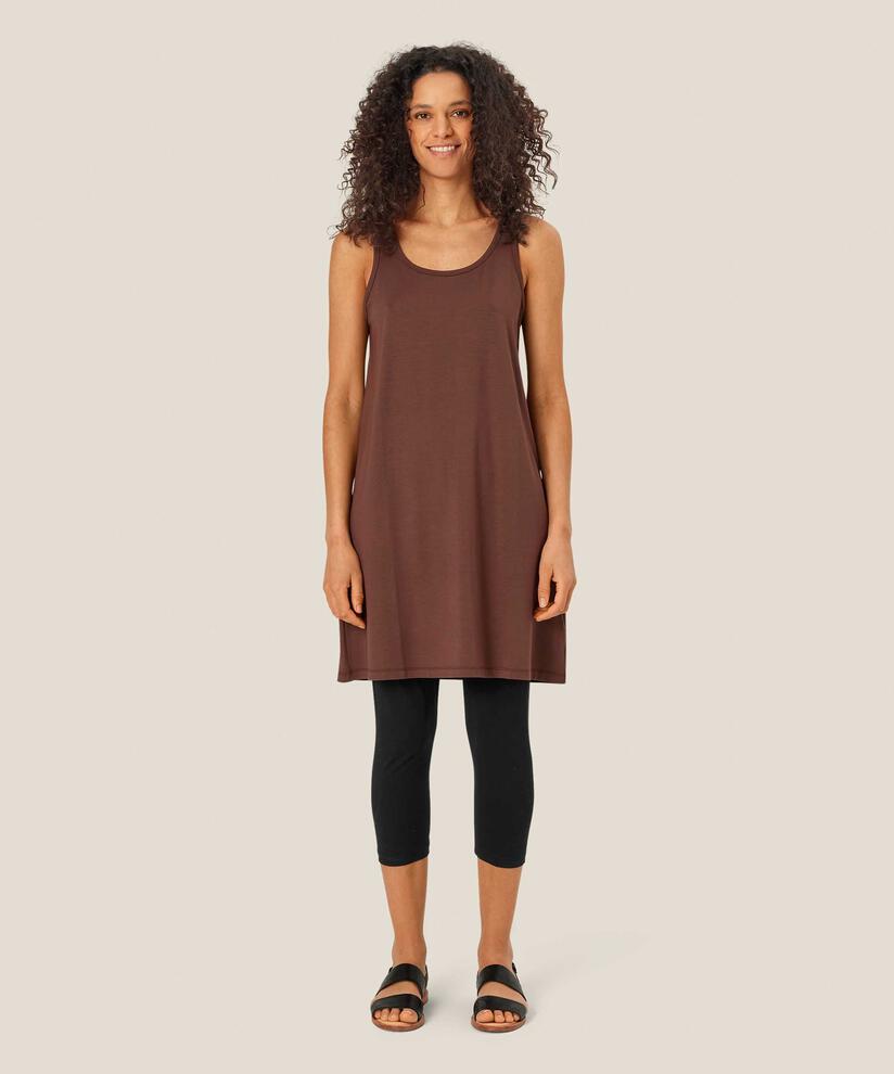 Huma JERSEY Tunic, Chestnut