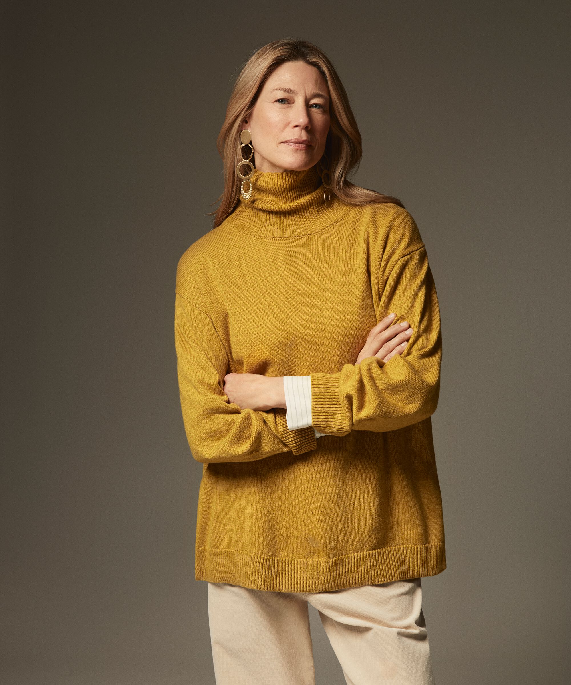 Faricka Pullover, Golden Green