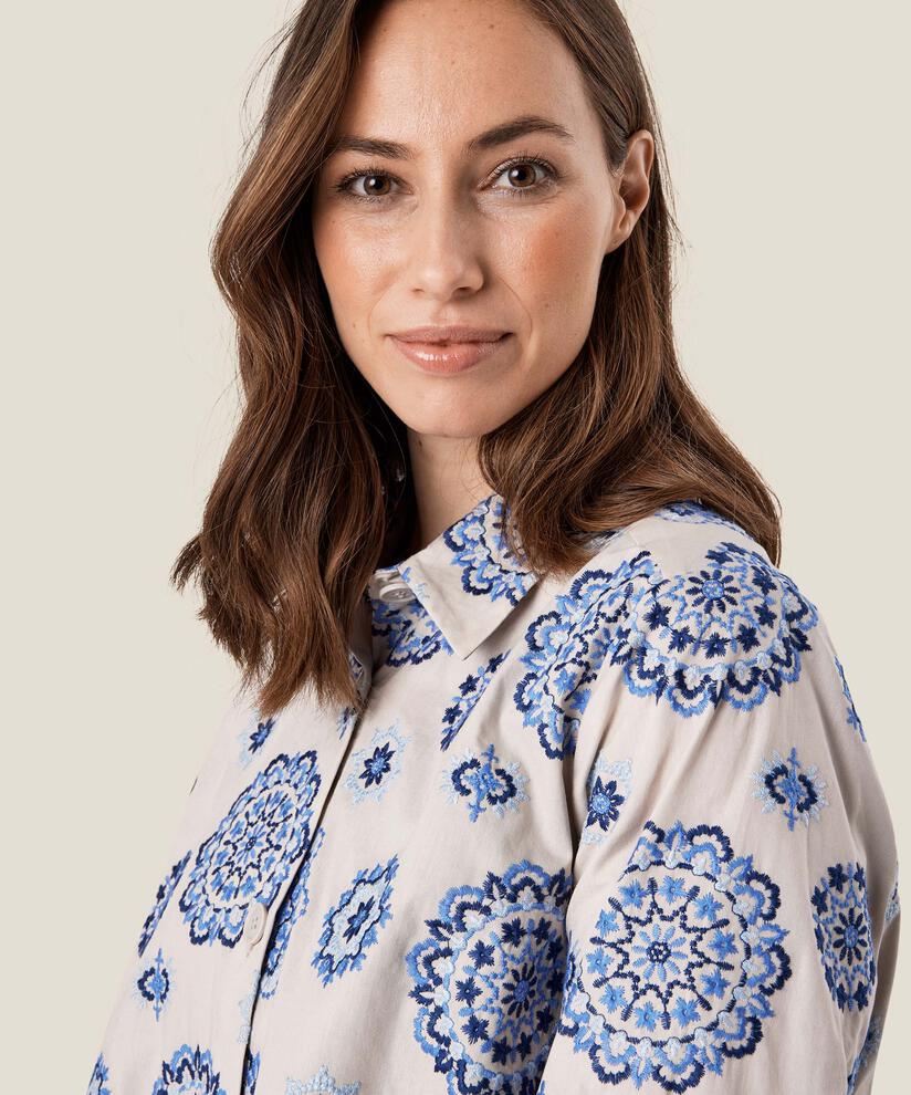 Idakaia Shirt, Nebulas Blue