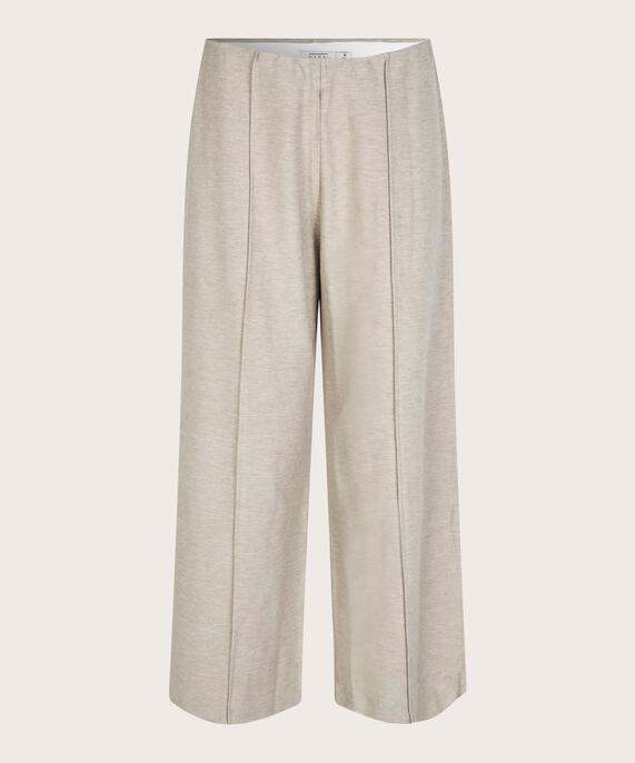 Pilvi JERSEY Trousers, Beige melange
