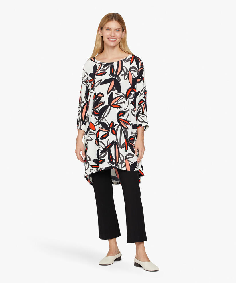 GARNETTA TUNIC, Valient Poppy