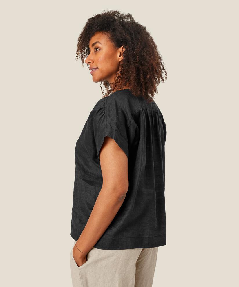 Braidy Blouse, Black