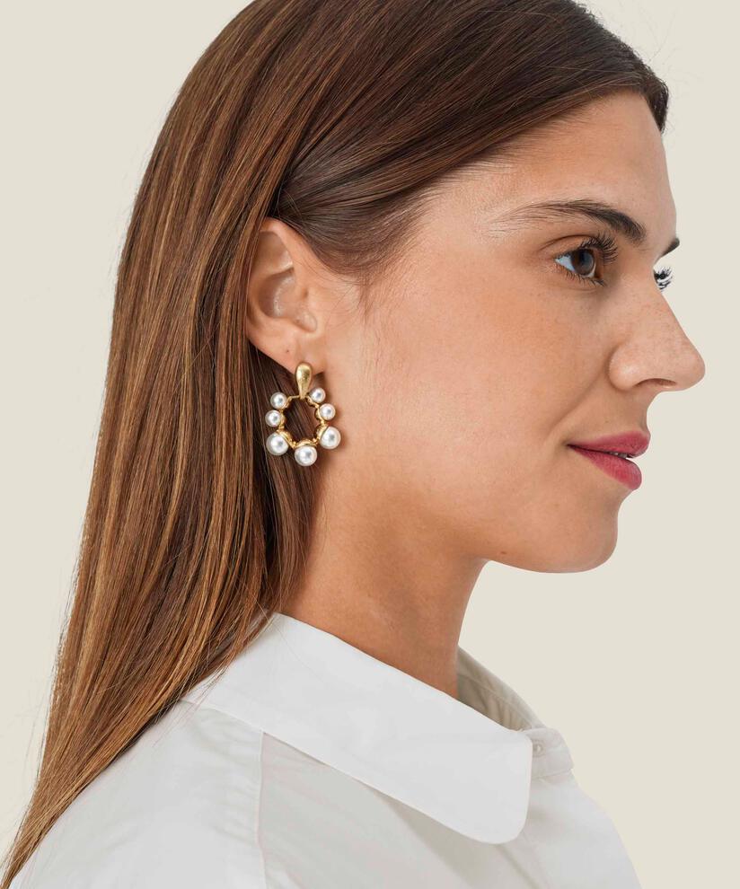 Ruuba Earrings, Whitecap