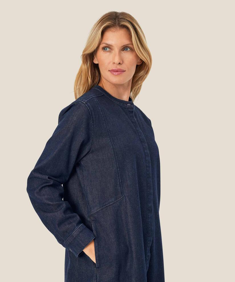Odila Denim Dress, Dark Denim