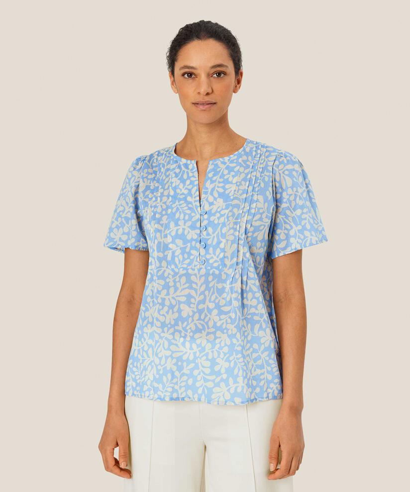 Delphia Blouse, Della Blue