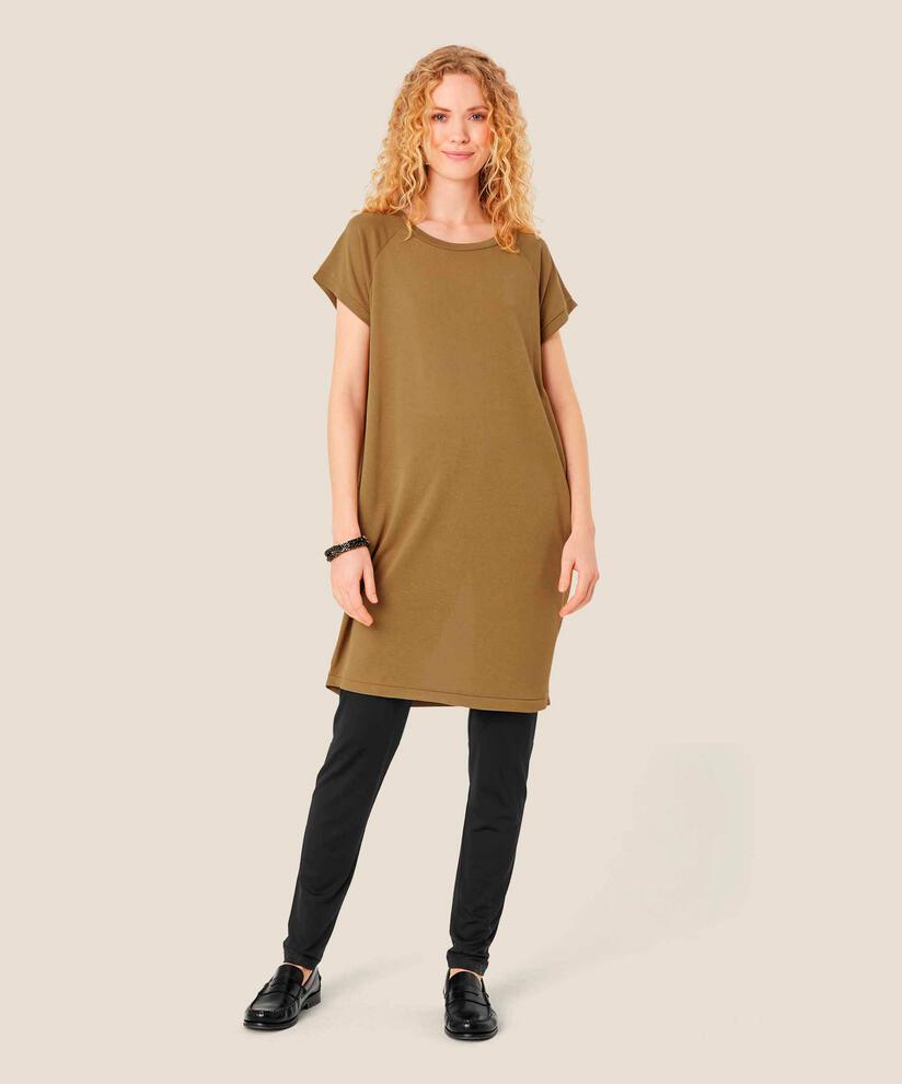 Galina JERSEY Tunic, Dull Gold