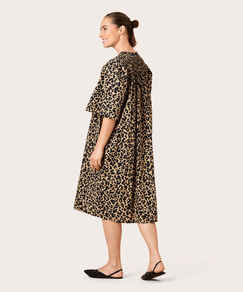 NIRASSA DRESS, Pale Khaki