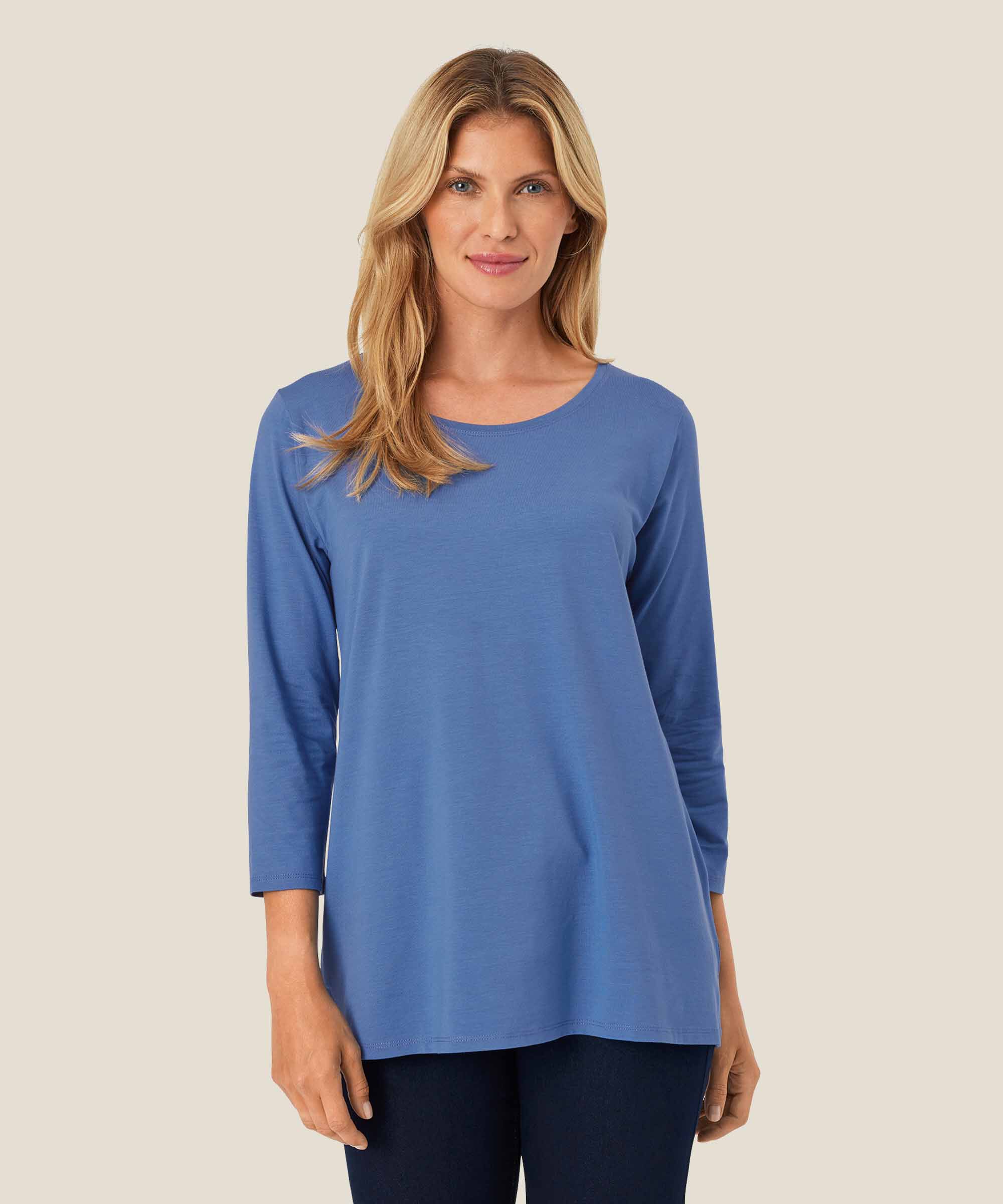 Cecille JERSEY Top, Federal Blue