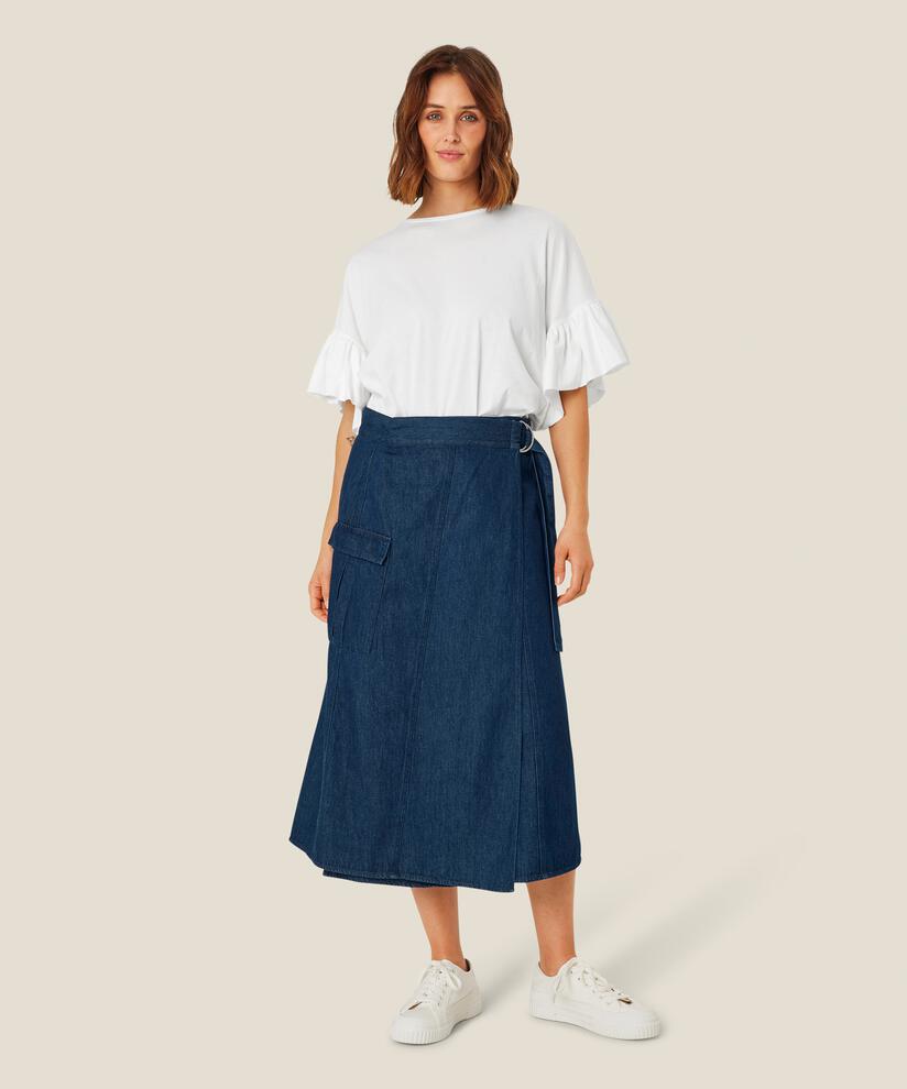 Sanchia Skirt, Dark Denim