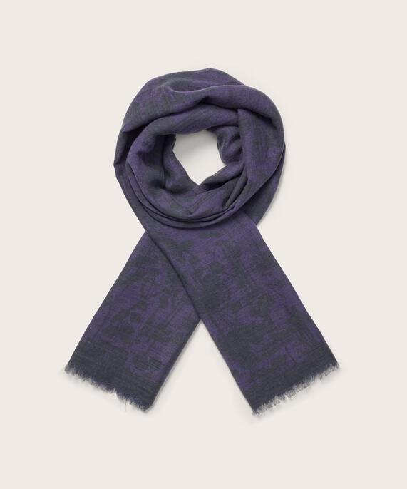 Aralura Scarf, Navy Blazer