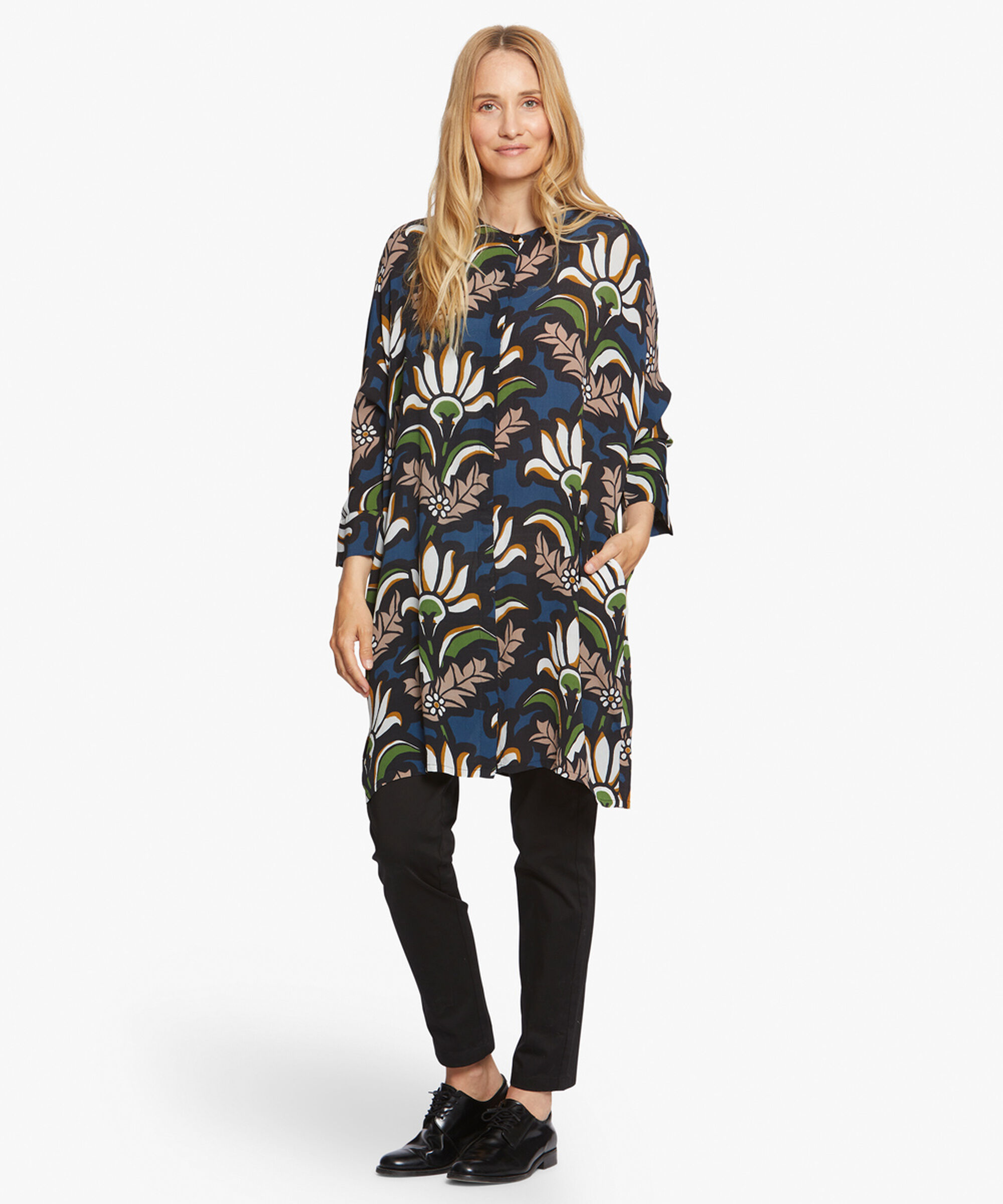 IOSETTA SHIRT DRESS, Garden Green