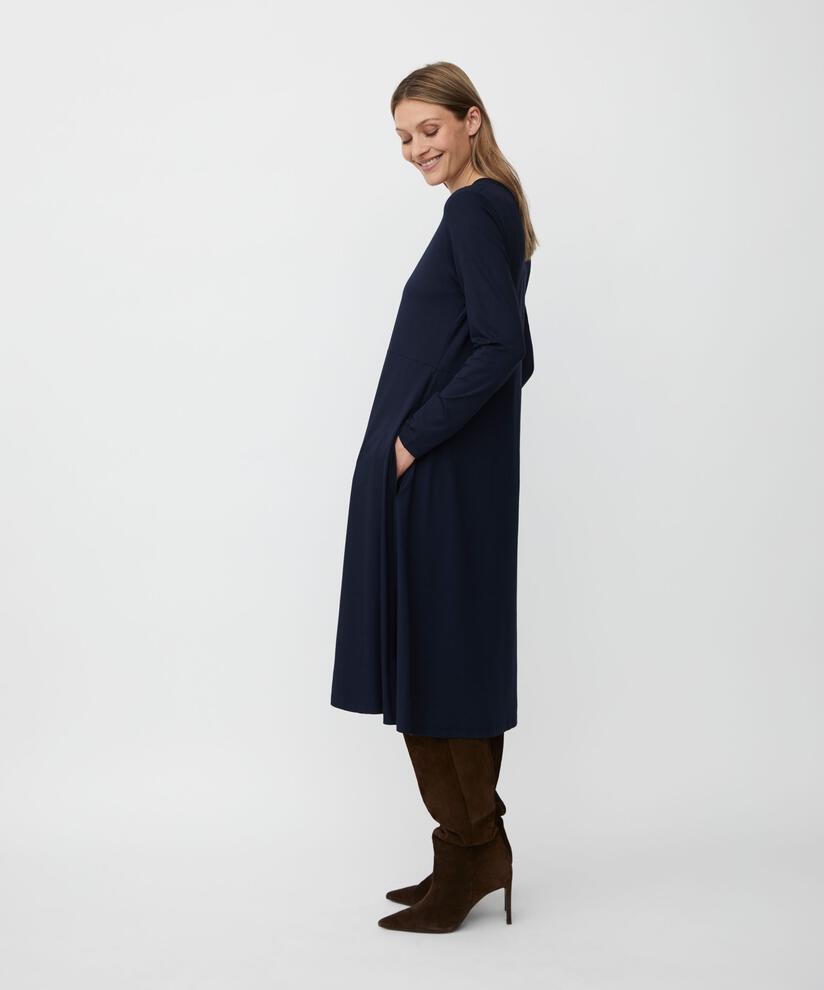 Natsuko JERSEY Dress, Navy