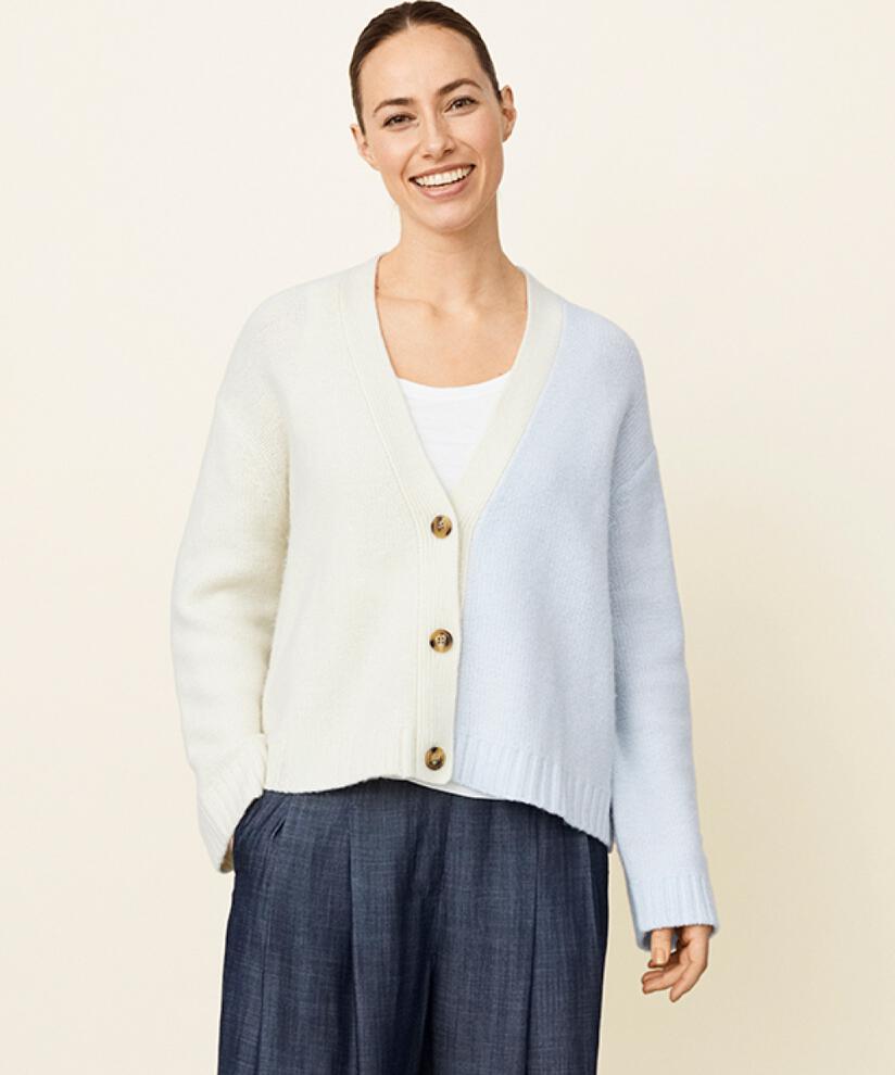 Lis Cardigan, Heather/Crm