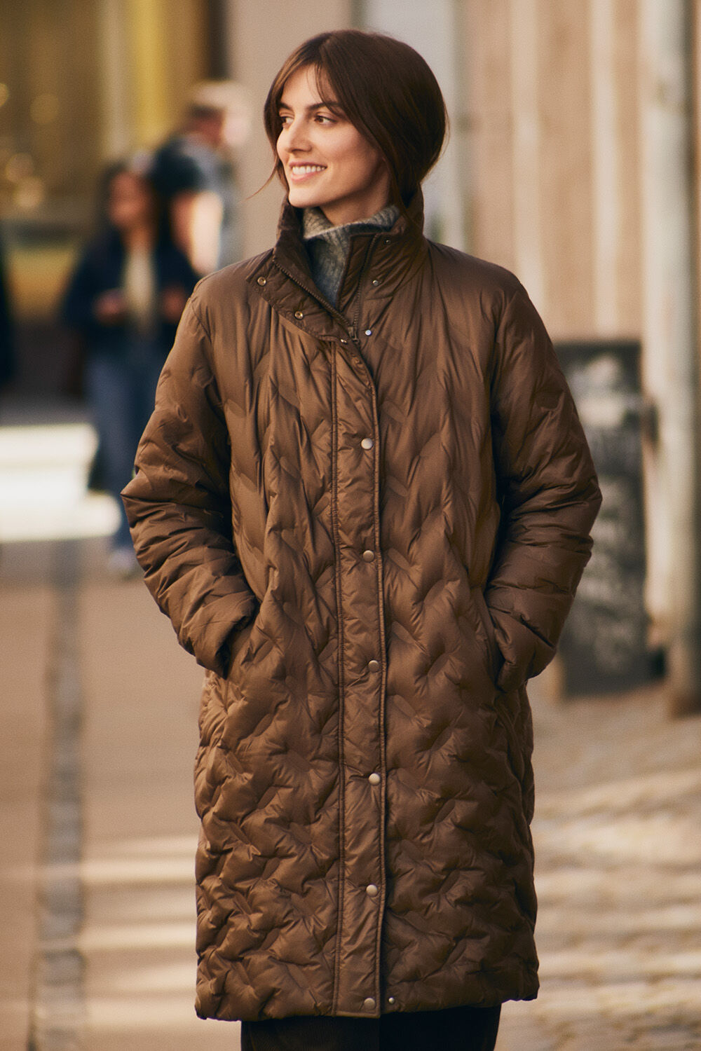 Tynelle Down Coat - Slate Black