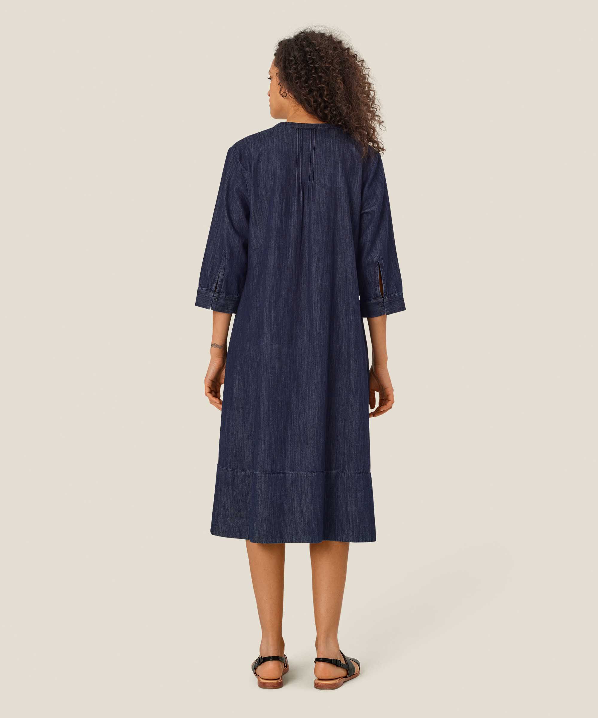 Nakilla Denim Dress, Dark Denim