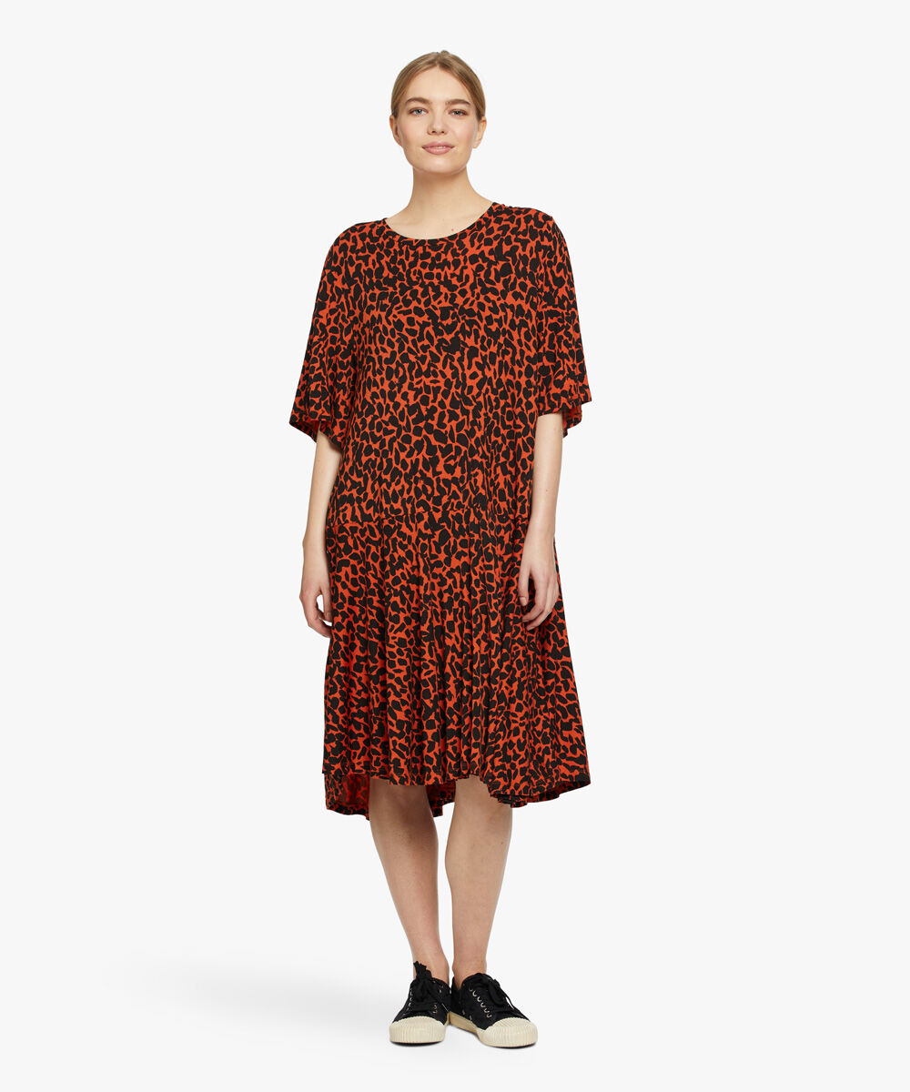 NESSANA DRESS, Burnt Ochre