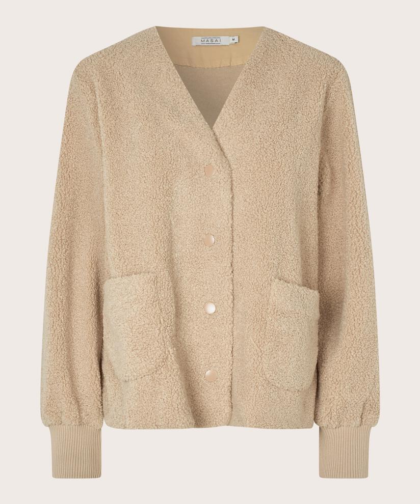 Junte Teddy Fleece Jacket, Fog