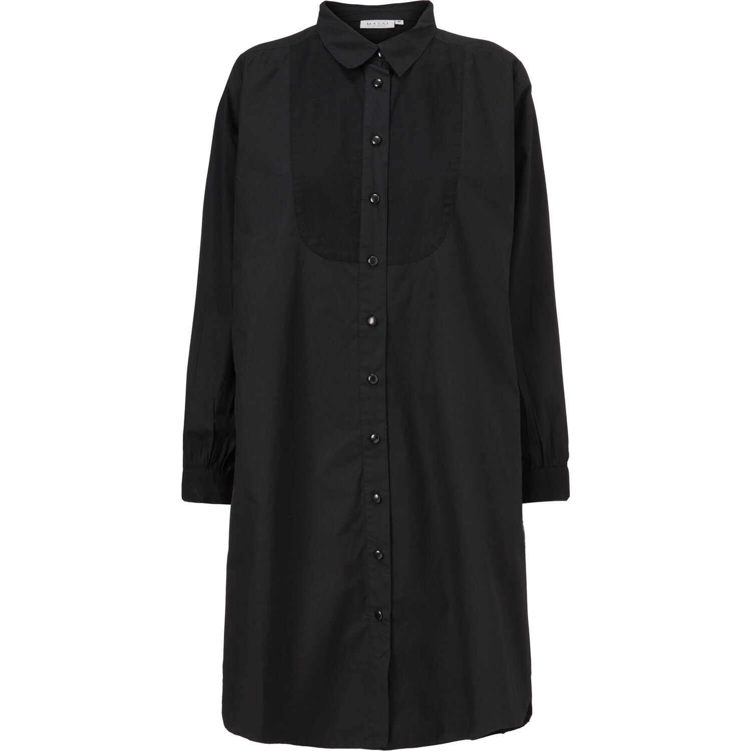 NESTA SHIRT DRESS, Black