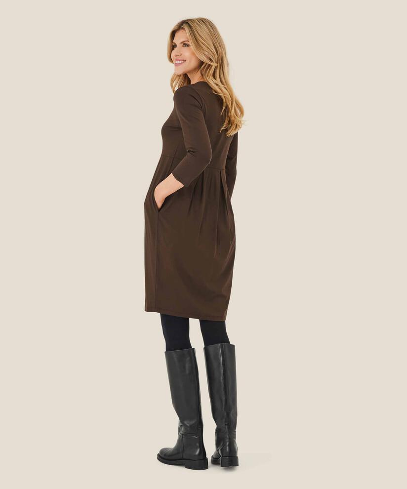 Noma JERSEY Dress, Coffee Bean