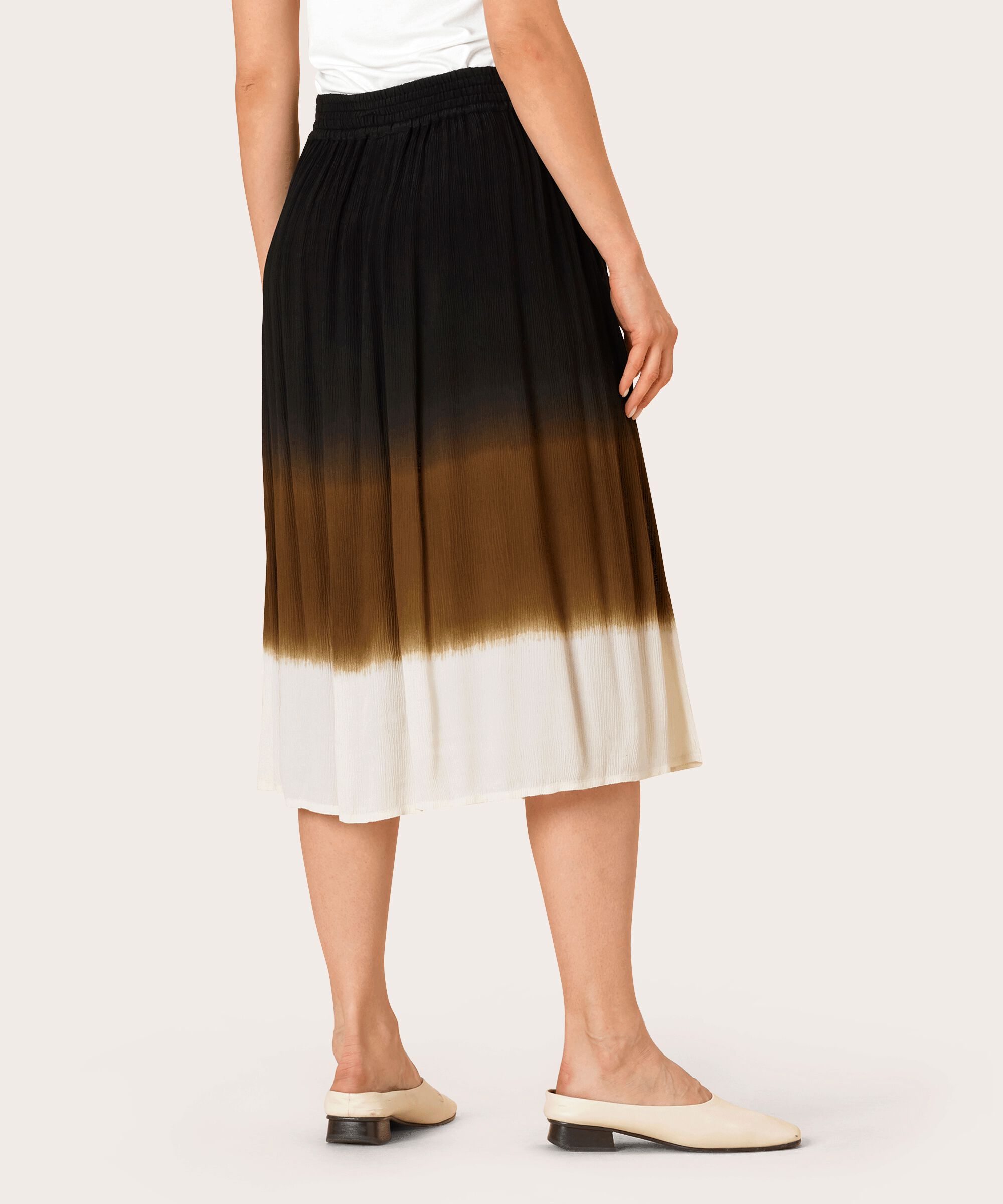 SONYA SKIRT, Bronze Brown