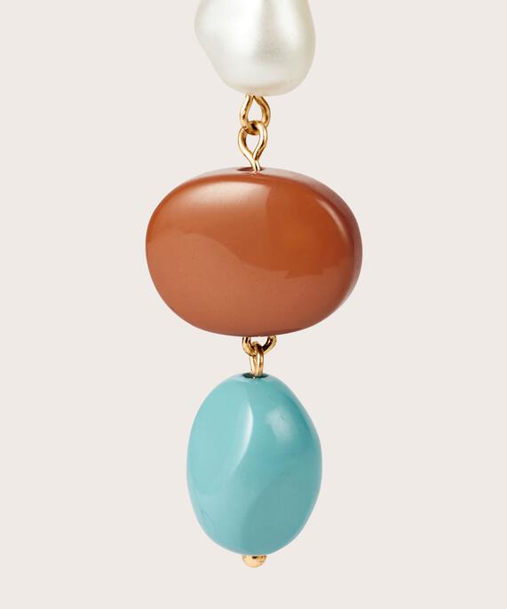 Reley Earrings, Aqua