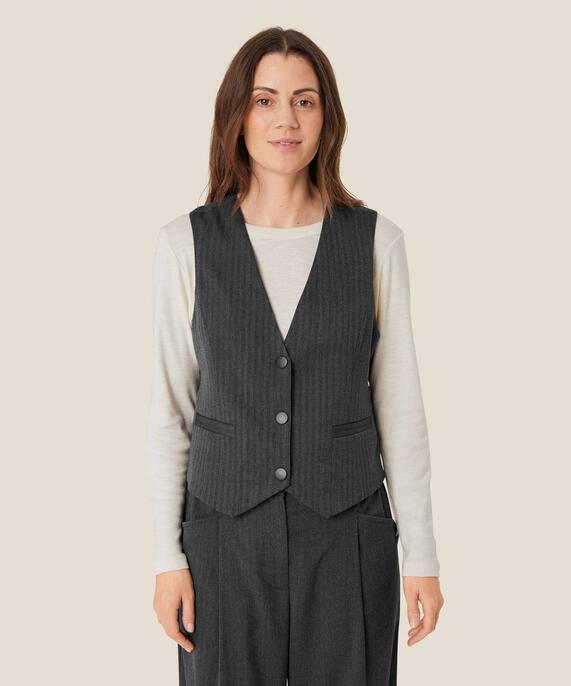 Jordyn Waistcoat, D. Grey mel.