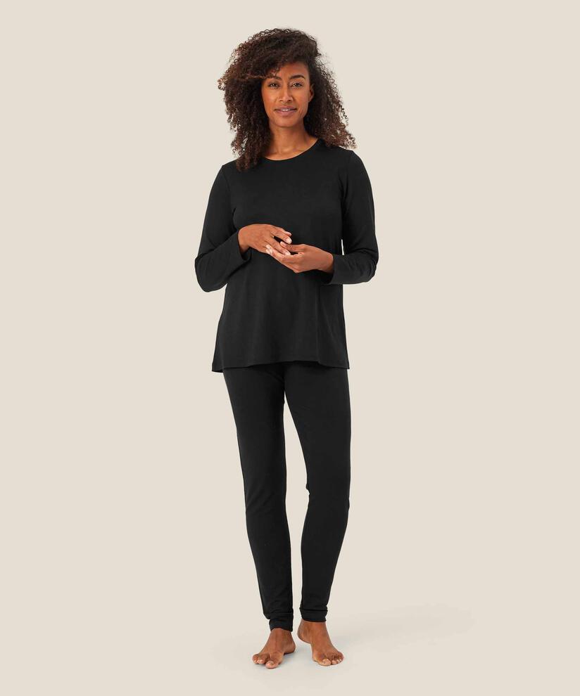 Pio JERSEY Leggings, Black