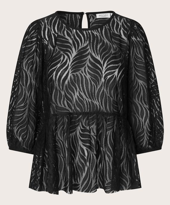 Davlira JERSEY Top, Black