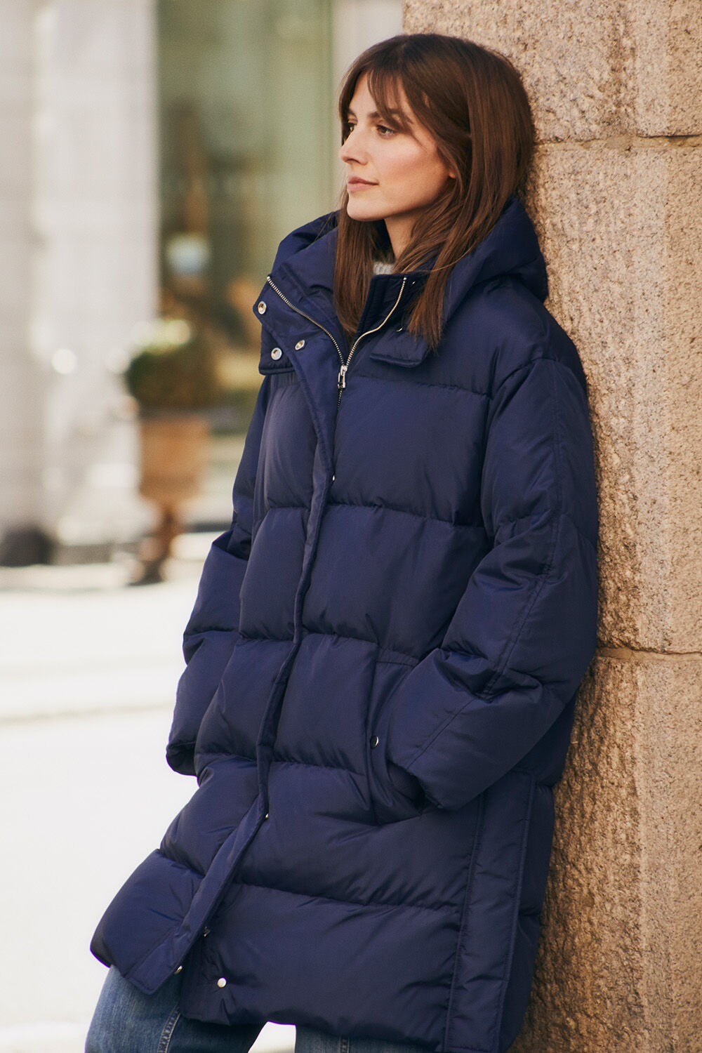Tupia Down Coat - Medieval blue