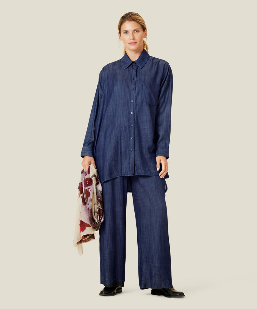 IVETTA SHIRT, Dark Denim