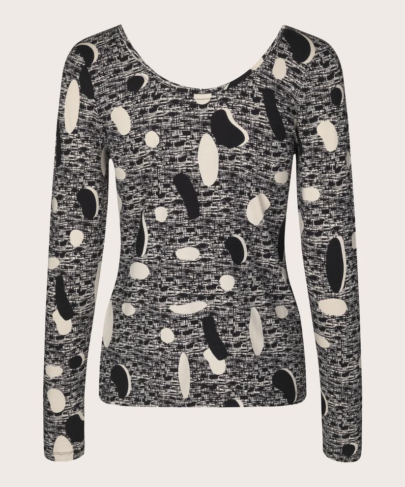 Barani JERSEY Top, Black