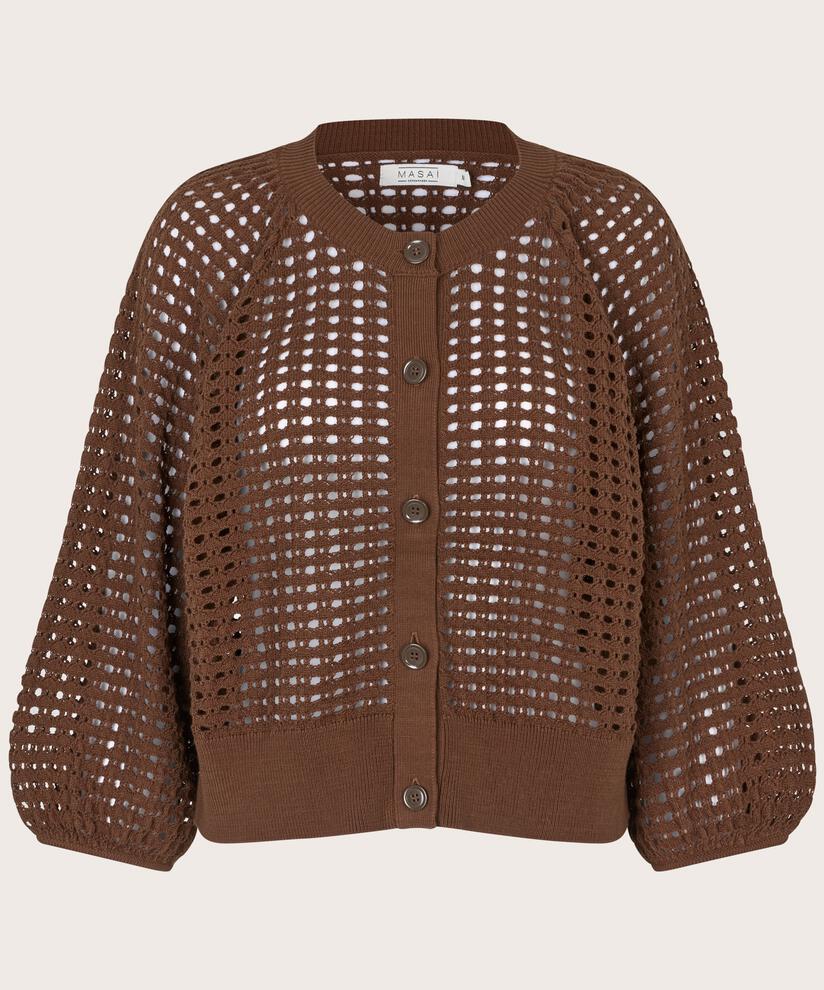 Lakker Cardigan, Chestnut