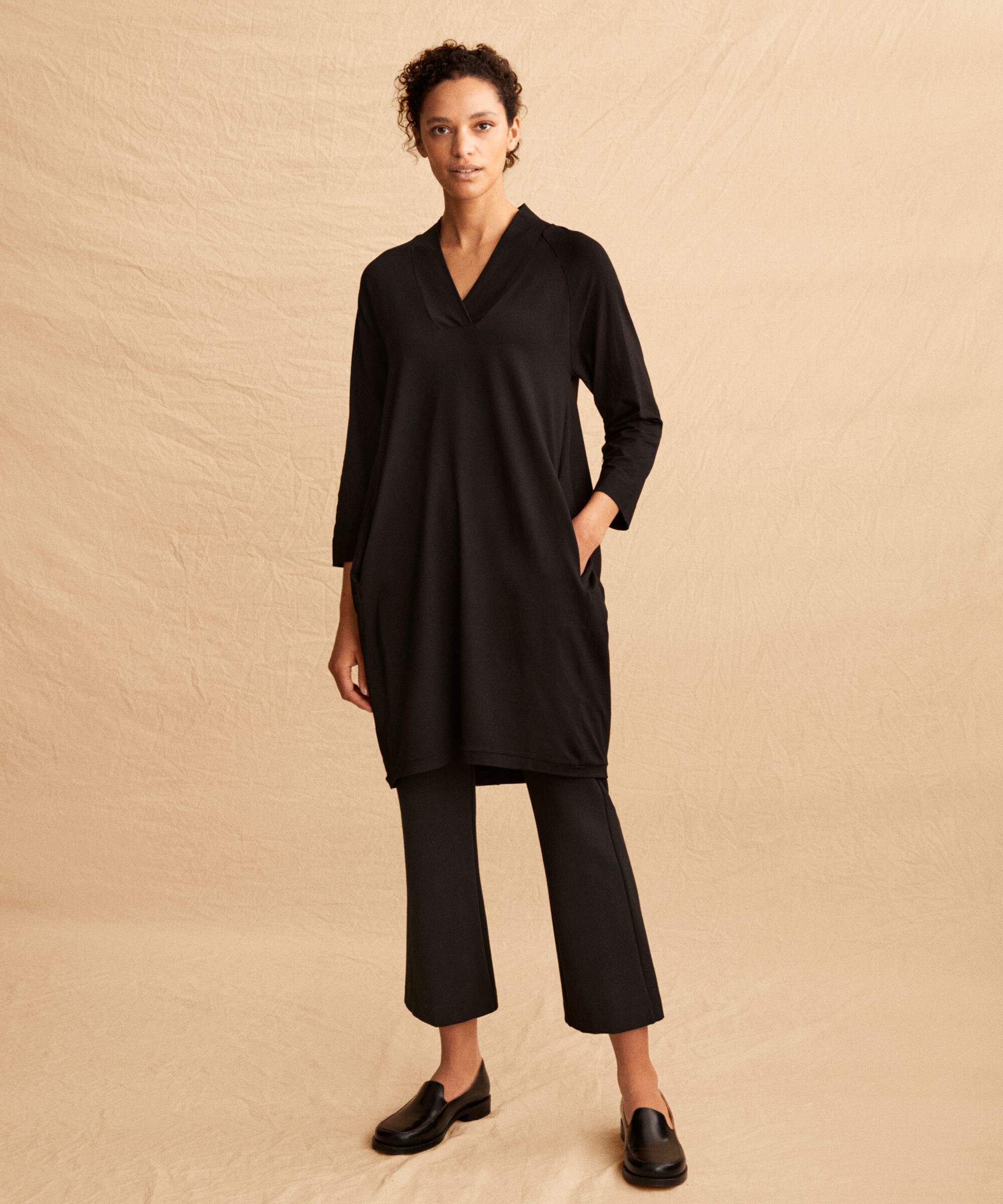 Gritta JERSEY Tunic, Black