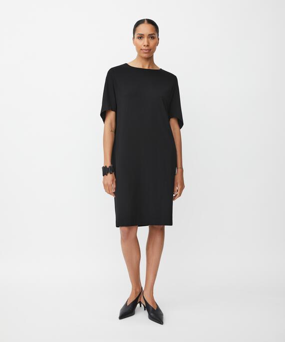 Nattie JERSEY Dress, Black