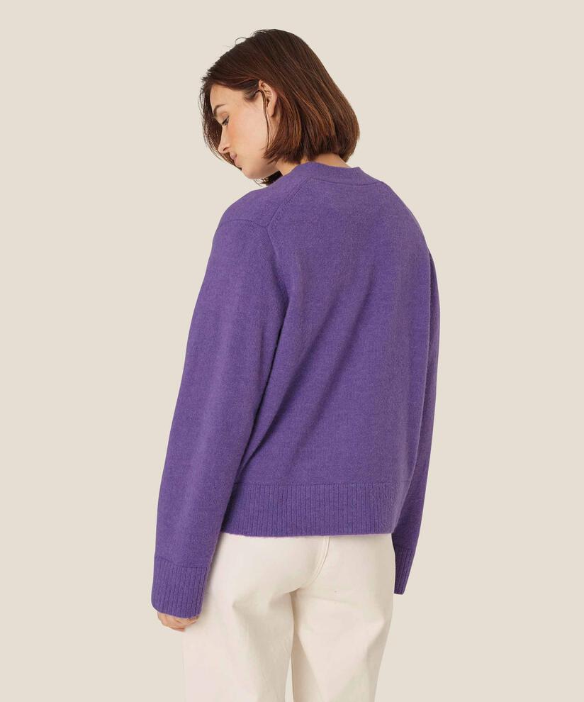 Lettie Cardigan, Meadow Violet