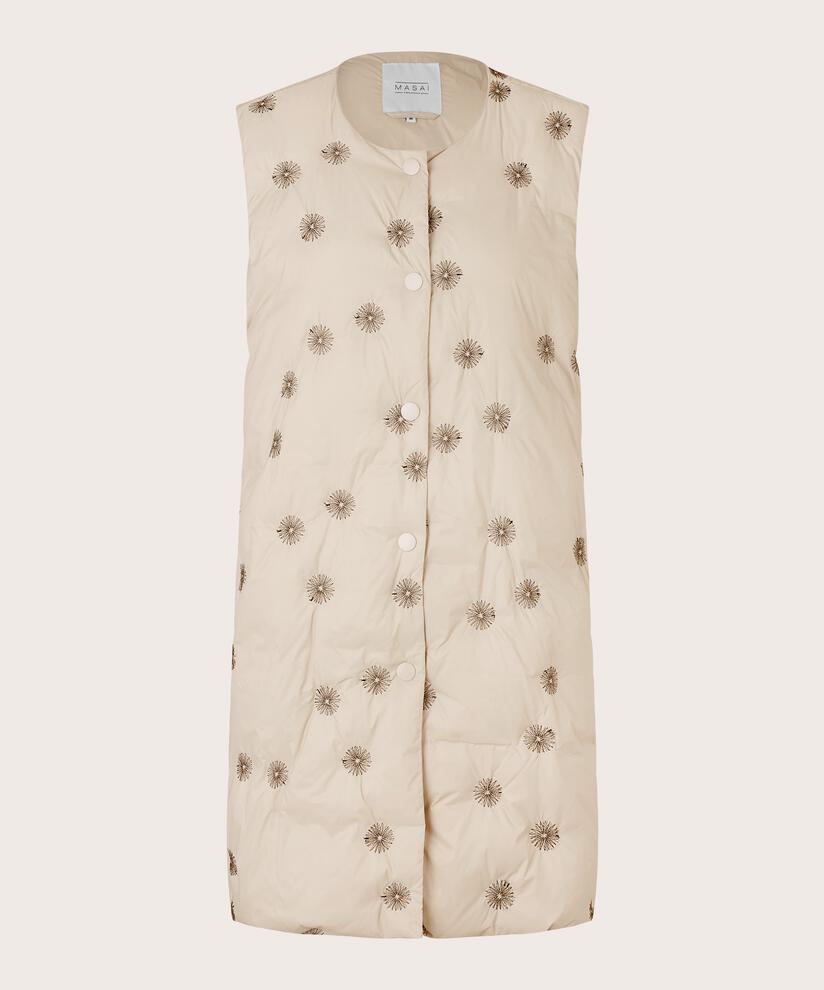 TRINUS DOWN GILET, Purmice stone
