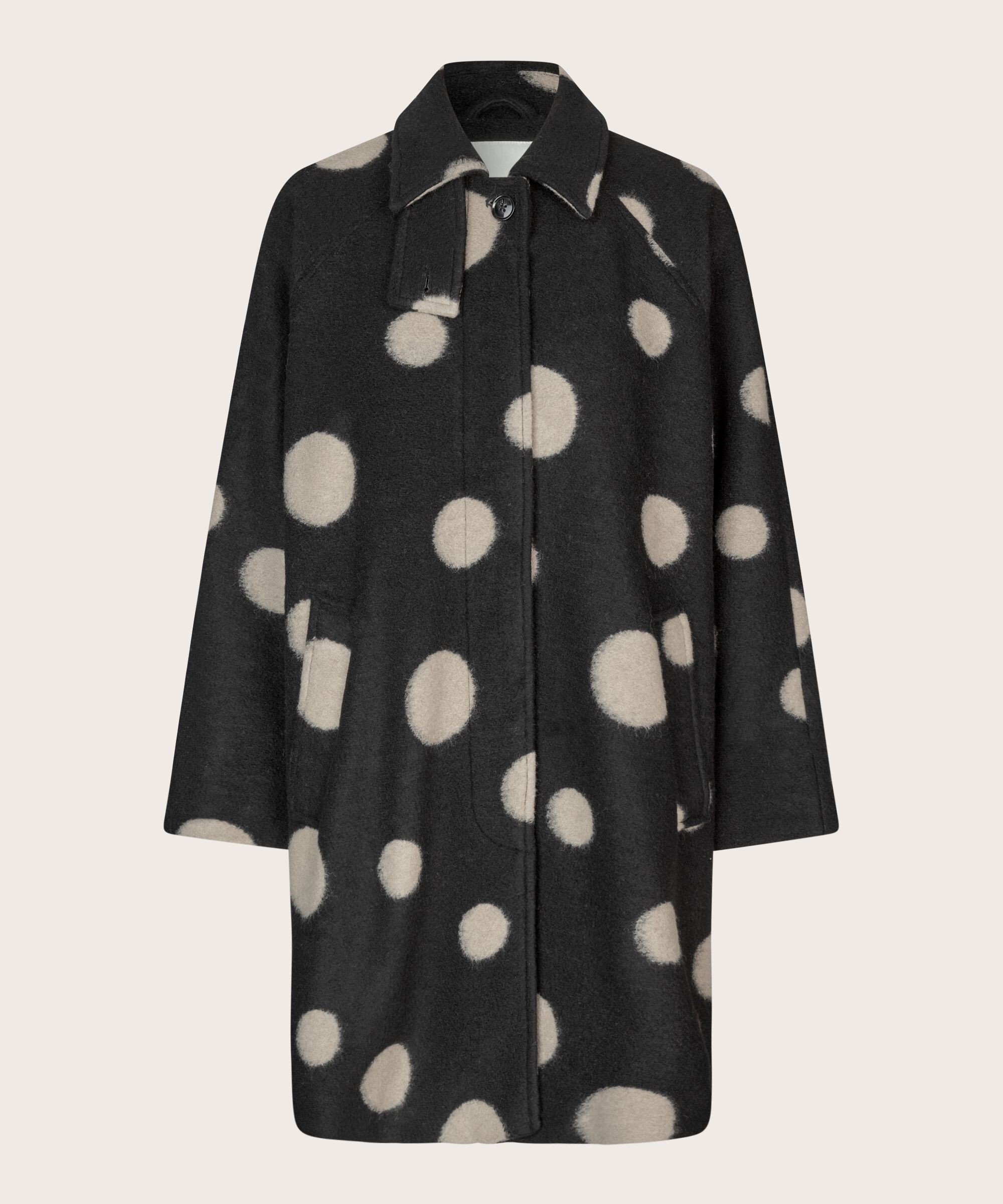 Tunila Wool Coat, Black