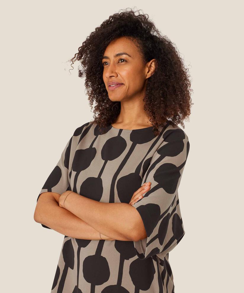 Nattie JERSEY Dress, Roast Cashew