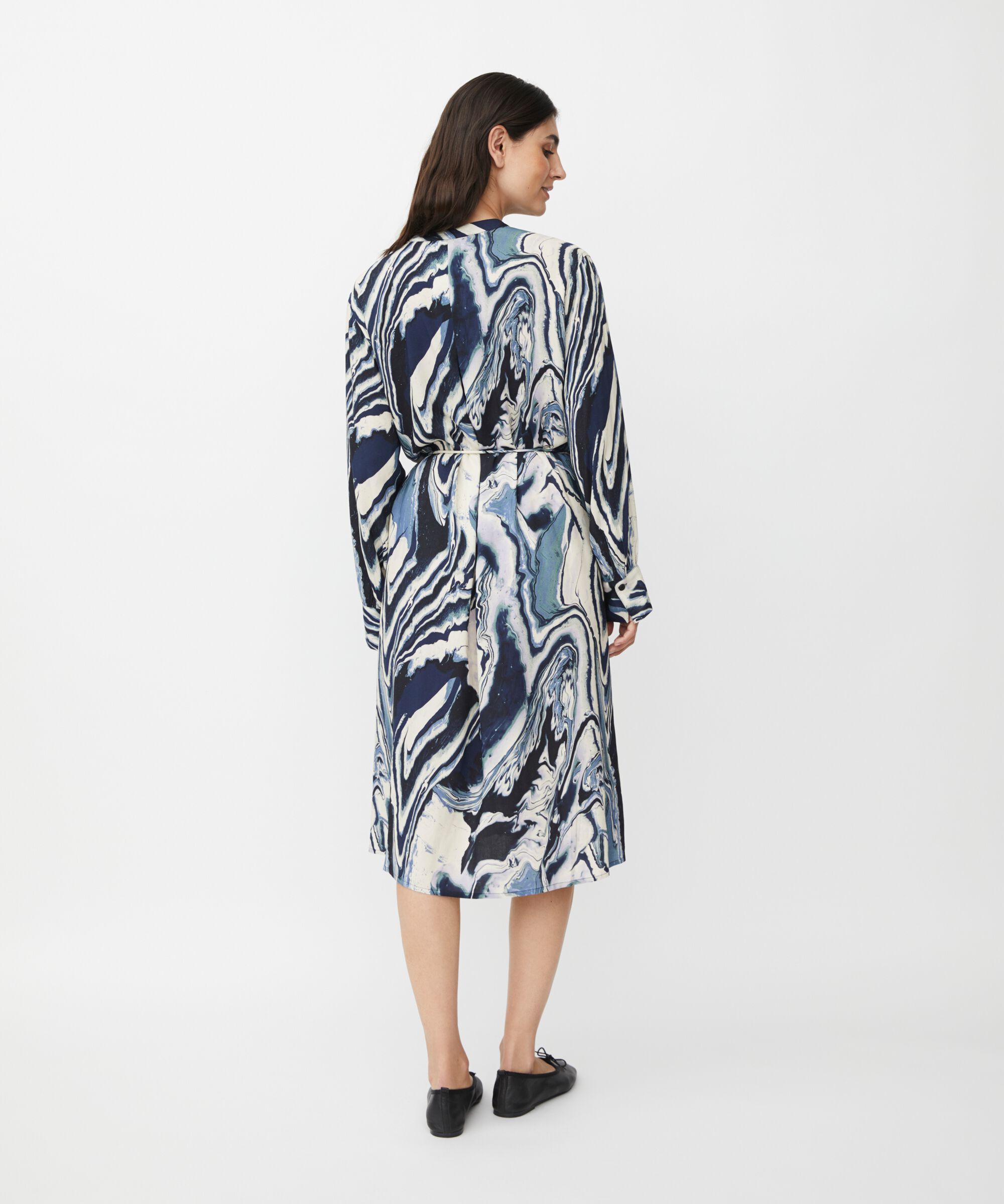 Neile Shirt Dress, Wisteria