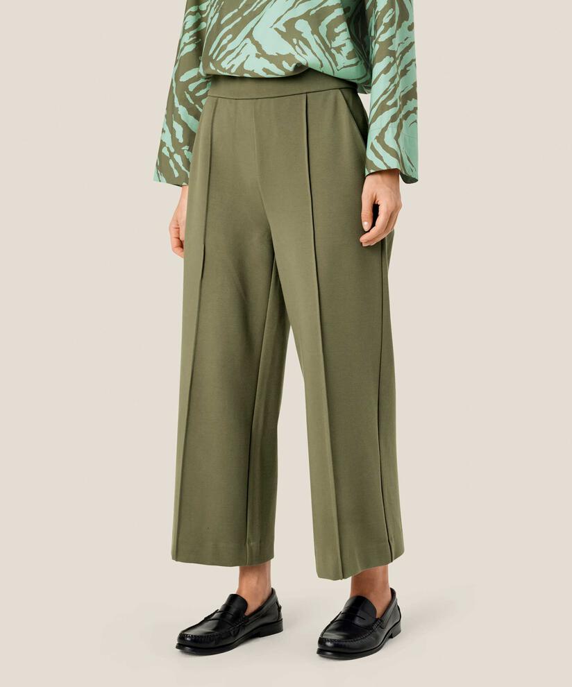 Piana JERSEY Trousers, D. Lichen Green