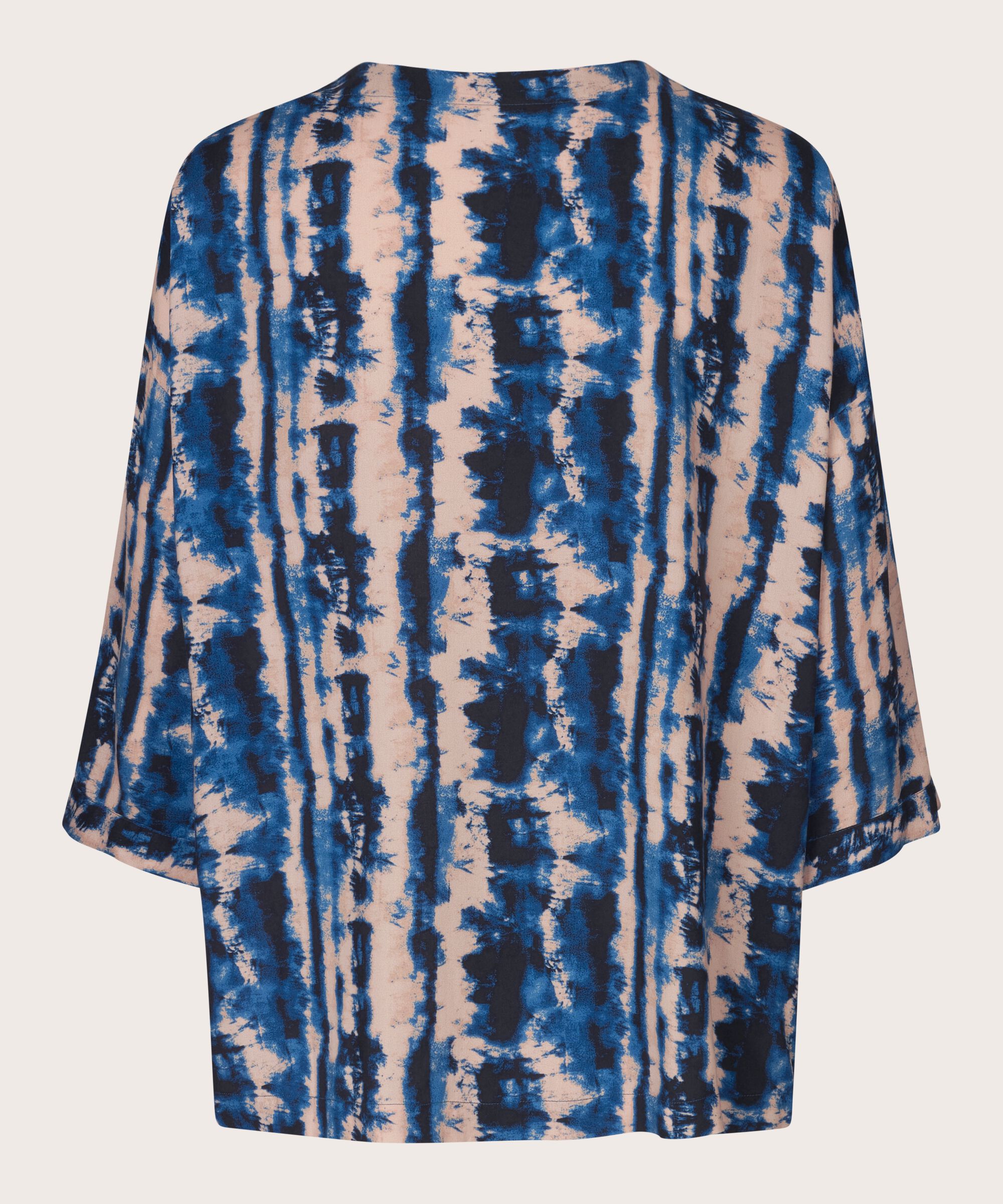 Becca Blouse, Navy Peony