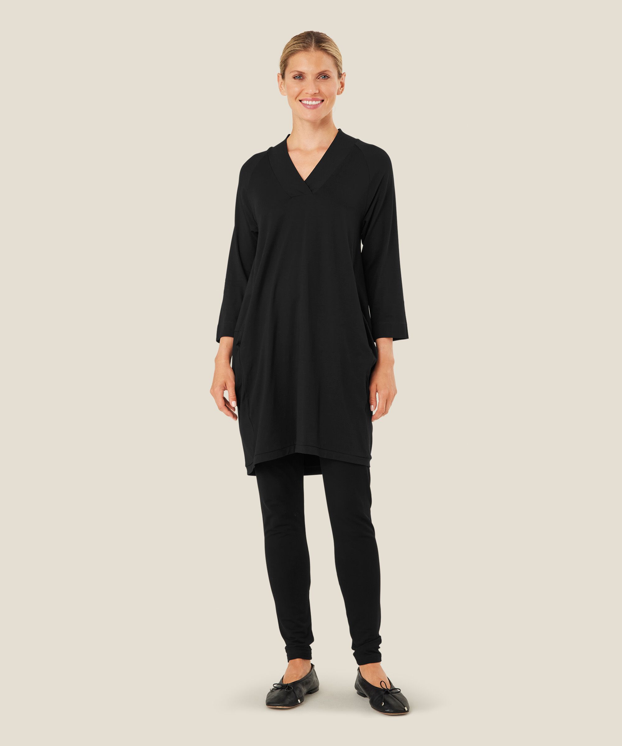 Gritta JERSEY Tunic, Black