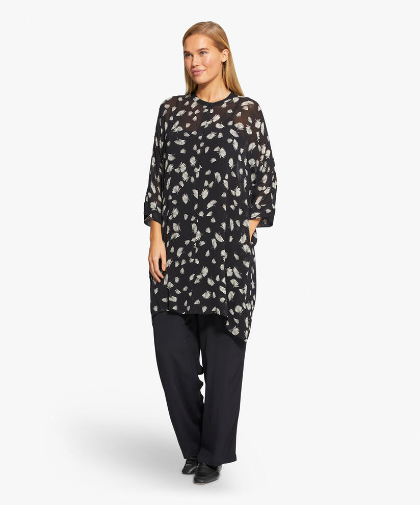 IOSETTA SHIRT DRESS, Black